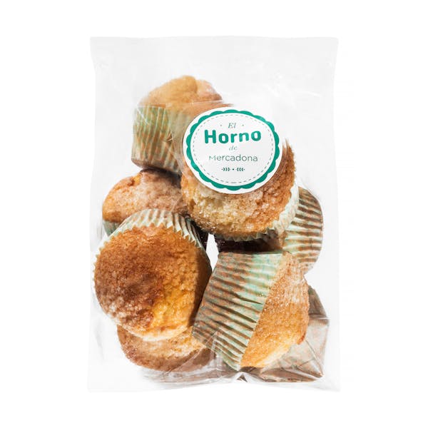 8 Magdalenas con azúcar mercadona