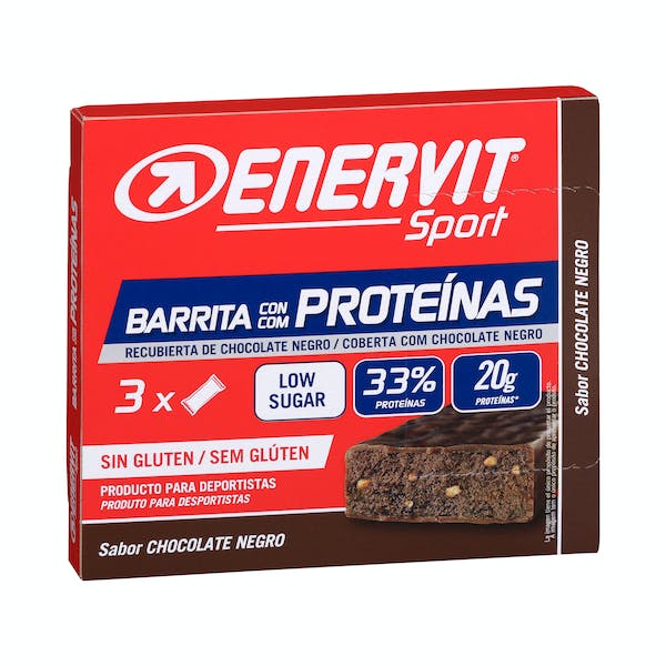 Barrita con proteínas Enervit Sport sabor chocolate negro mercadona