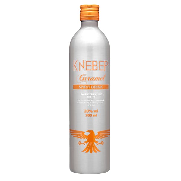 Bebida espirituosa a base de vodka Knebep caramelo mercadona