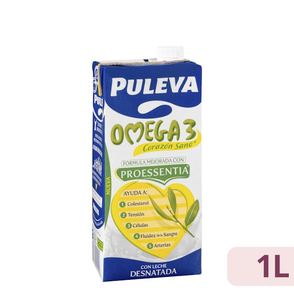 Bebida láctea Omega 3 Puleva con leche desnatada mercadona