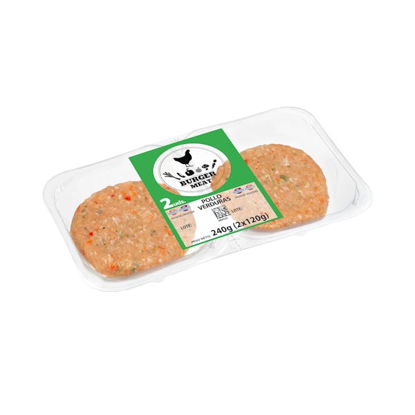 Burger de pollo y verduras mercadona