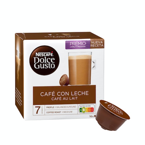 Café con leche en cápsula Dolce Gusto mercadona