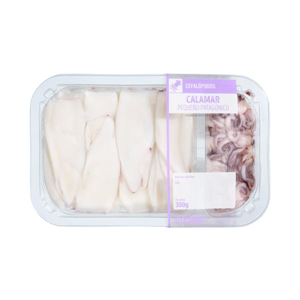 Calamar pequeño limpio patagónico Hacendado mercadona