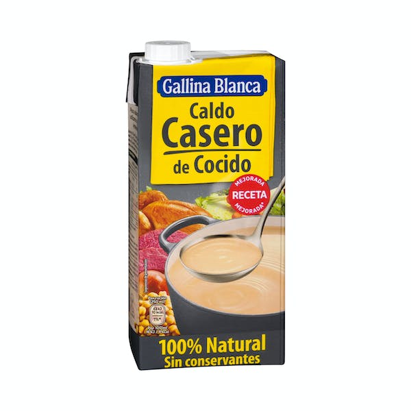 Caldo de cocido casero Gallina Blanca mercadona
