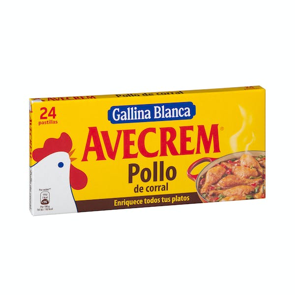 Caldo de pollo Avecrem en pastillas mercadona