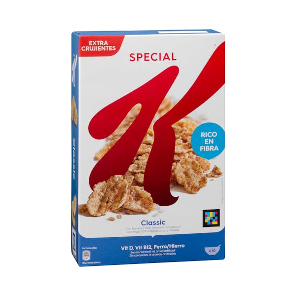 Cereales copos de trigo integral y arroz Special K Classic mercadona