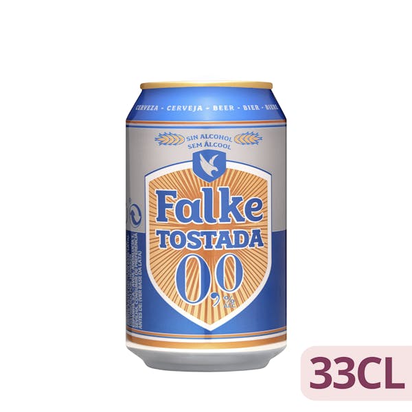 Cerveza 0,0% sin alcohol tostada Falke mercadona