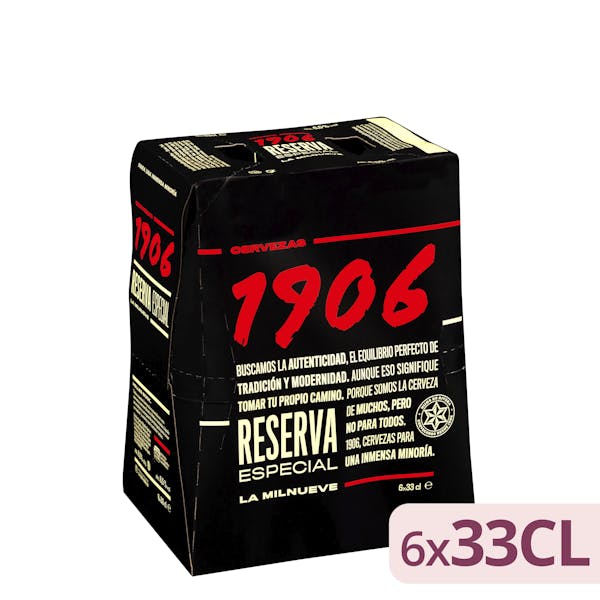 Cerveza extra 1906 reserva especial mercadona