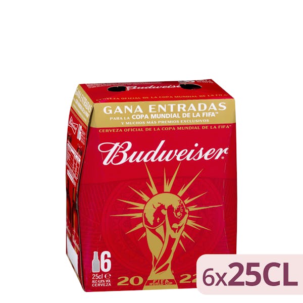 Cerveza suave Budweiser mercadona