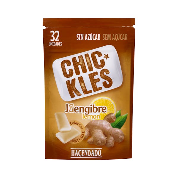 Chicle jengibre gragea Hacendado mercadona