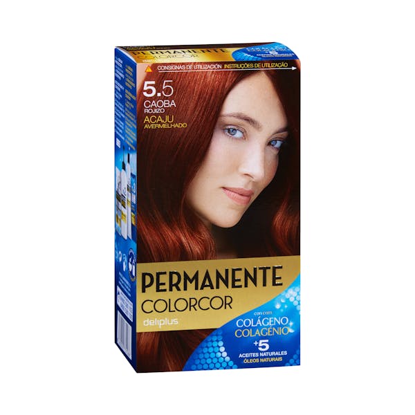 Coloración permanente 5.5 caoba rojizo Deliplus mercadona