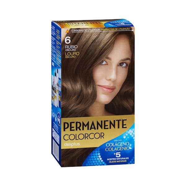Coloración permanente 6 rubio oscuro Deliplus mercadona