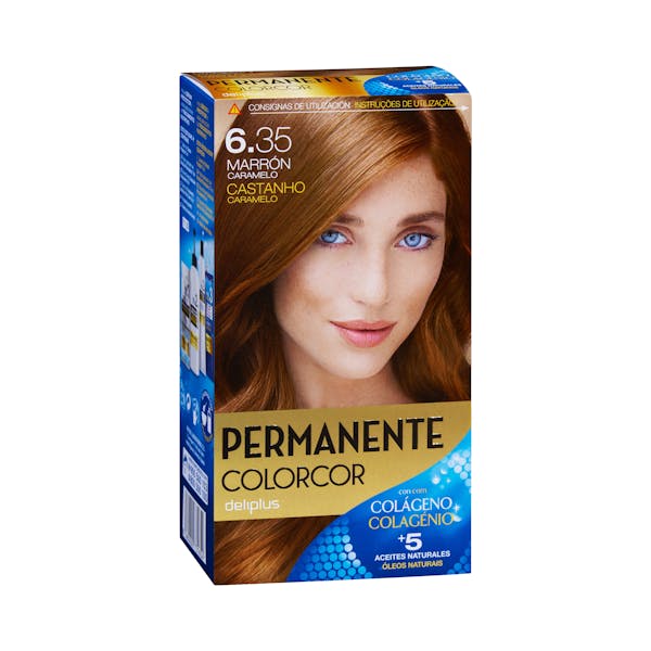 Coloración permanente 6.35 marrón caramelo Deliplus mercadona