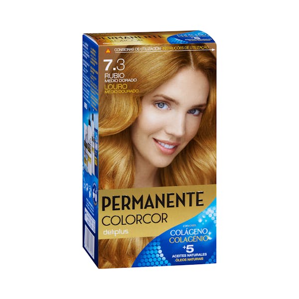 Coloración permanente 7.3 rubio medio dorado Deliplus mercadona