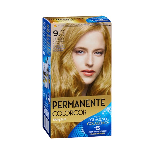 Coloración permanente 9.3 rubio clarísimo dorado Deliplus mercadona