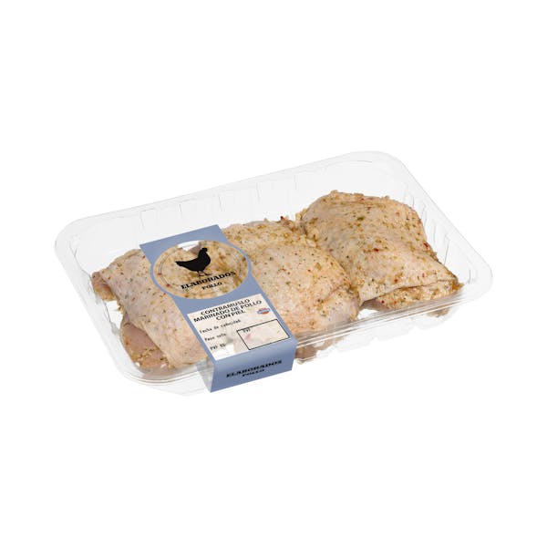 Contramuslos de pollo marinados con piel mercadona