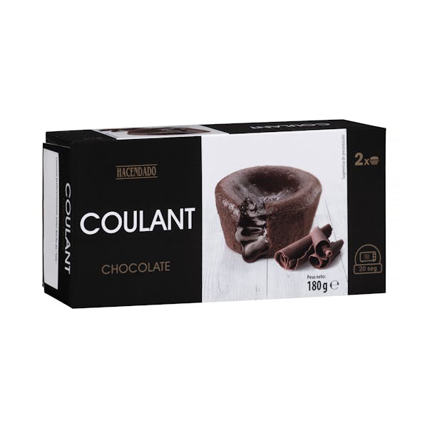 Coulant de chocolate Hacendado mercadona