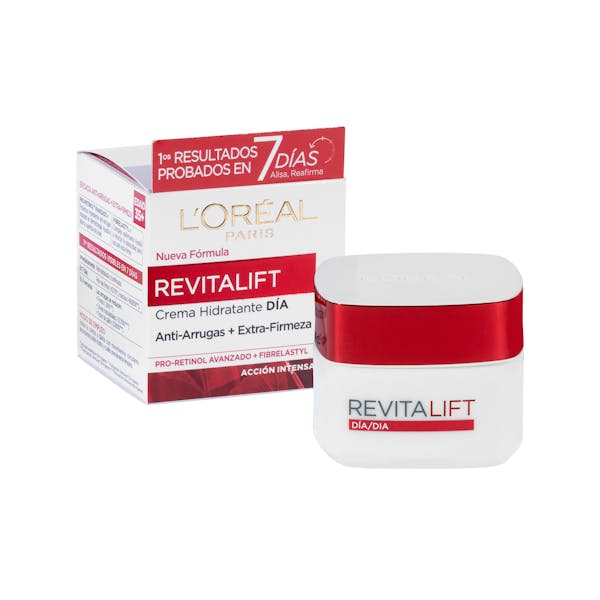 Crema facial hidratante día Revitalift L'Oréal antiarrugas extra firmeza mercadona