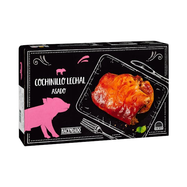 Cuarto de cochinillo de lechal asado Hacendado mercadona