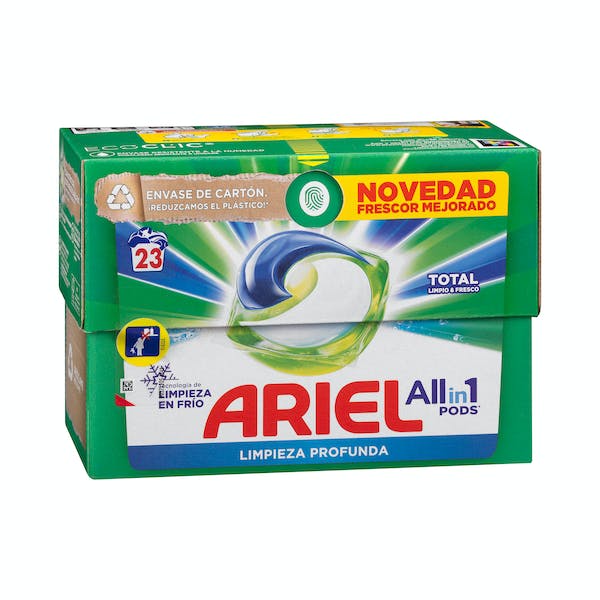 Detergente ropa All in 1 Ariel Pods en cápsulas mercadona