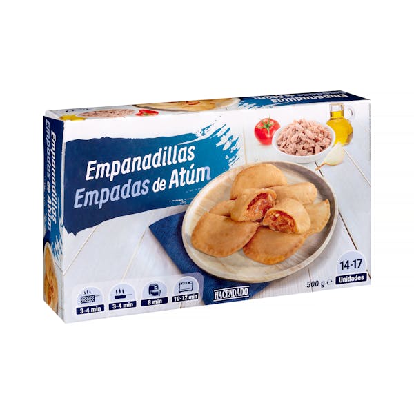 Empanadillas de atún Hacendado ultracongeladas mercadona