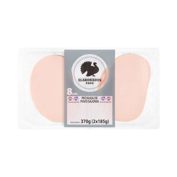 Fiambre de pechuga de pavo Sajonia Serrano ahumado natural mercadona