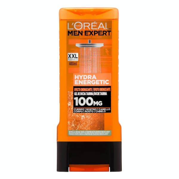 Gel de ducha taurina Hydra Energetic L'Oréal Men Expert mercadona