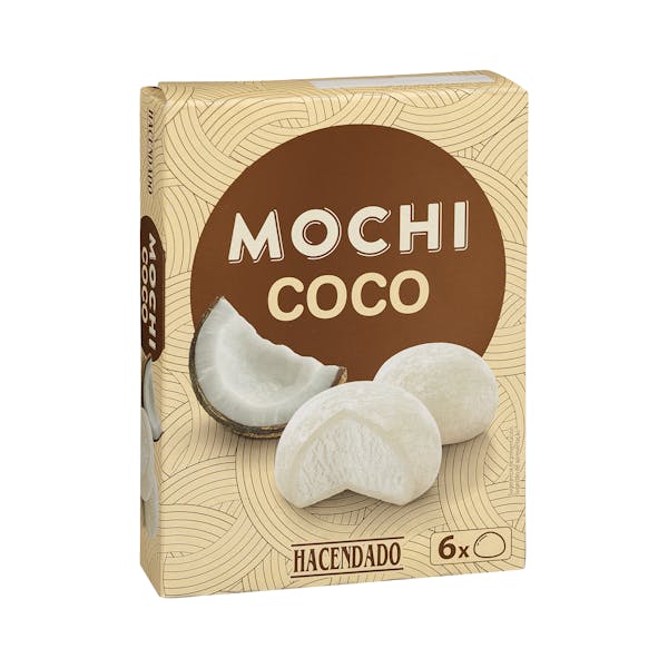 Helado con coco mochi Hacendado mercadona