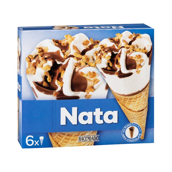 Helado cucurucho de nata mercadona