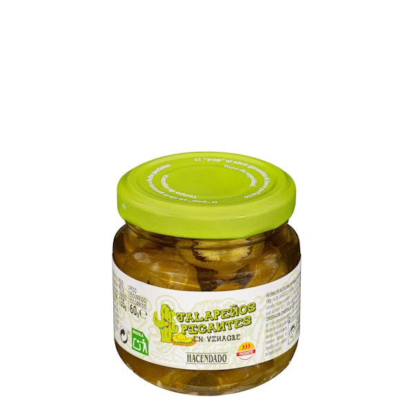 Jalapeños picantes Hacendado en vinagre mercadona