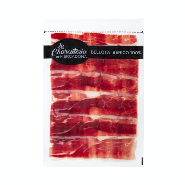 Jamón bellota ibérico 100% cortado a cuchillo mercadona