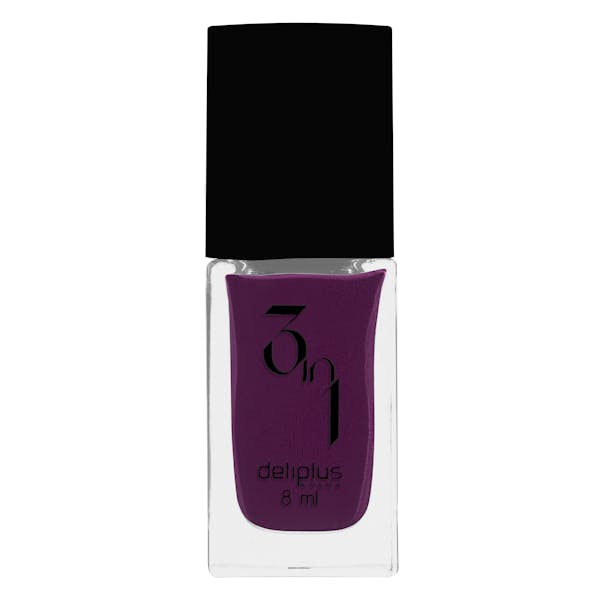 Laca de uñas 3 en 1 Deliplus 138 berenjena mercadona