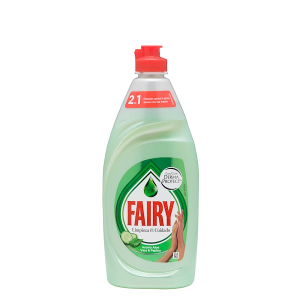 Lavavajillas Aloe Vera y Pepino Fairy líquido mercadona