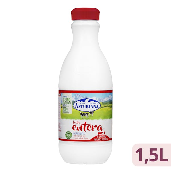 Leche entera Asturiana mercadona