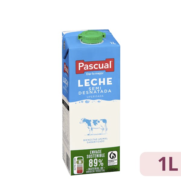 Leche semidesnatada Pascual mercadona