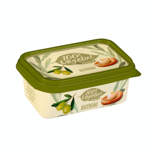 Margarina 100% vegetal Hacendado mercadona