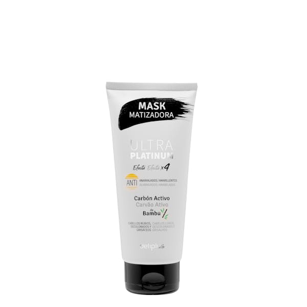 Mascarilla Ultra Platinum Deliplus cabello gris, rubio y decolorado mercadona