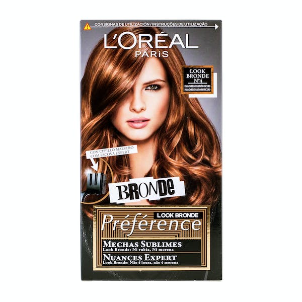 Mechas L'Oréal 4 castaño oscuro mercadona