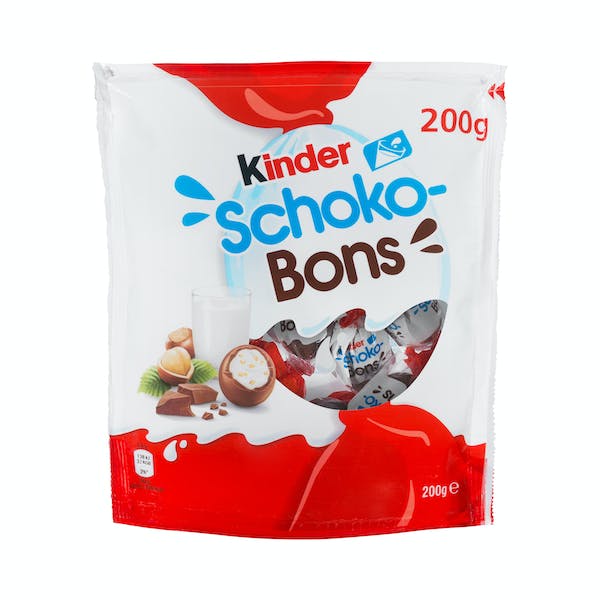 Mini huevos de chocolate con leche Schoko-Bons Kinder rellenos de leche y avellanas mercadona