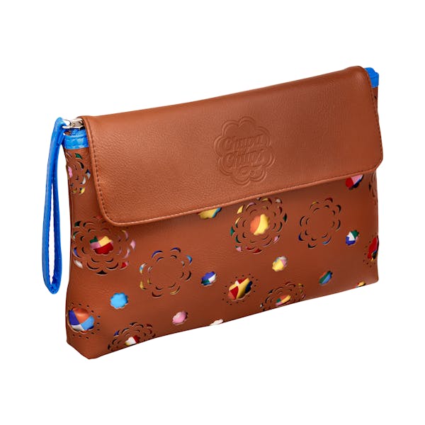 Neceser marrón grande con asa Chupachups mercadona