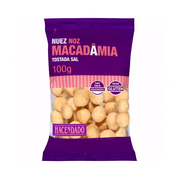 Nuez macadamia Hacendado tostada con sal mercadona