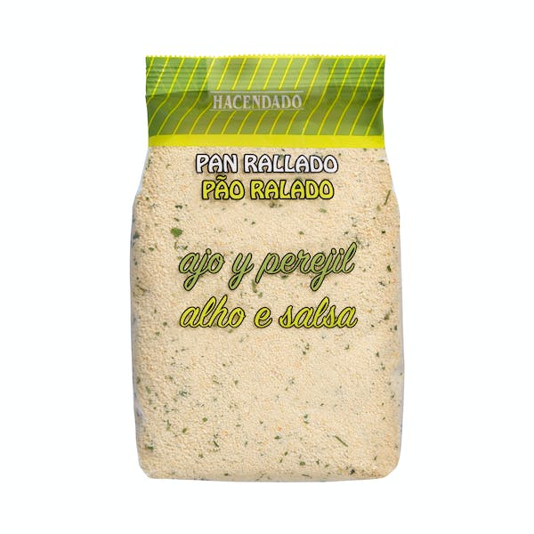 Pan rallado con ajo y perejil Hacendado mercadona