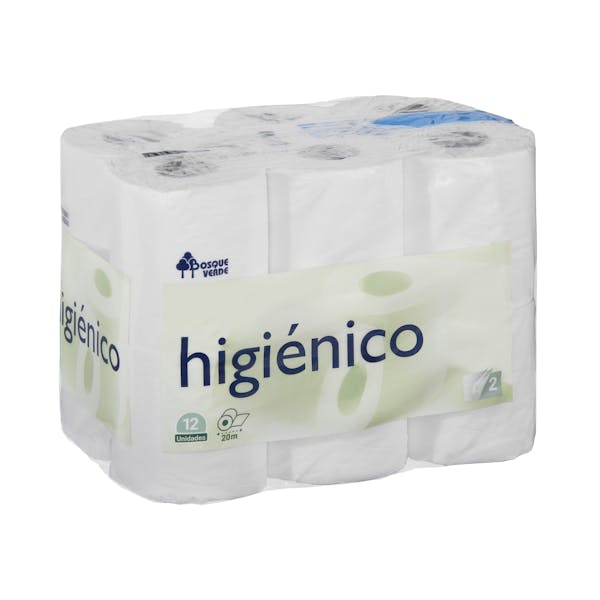 Papel higiénico doble hoja Bosque Verde mercadona