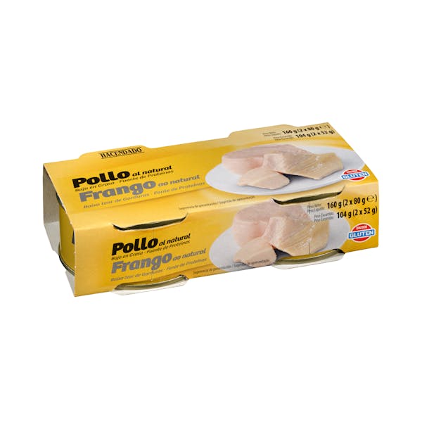 Pechuga de pollo al natural Hacendado mercadona