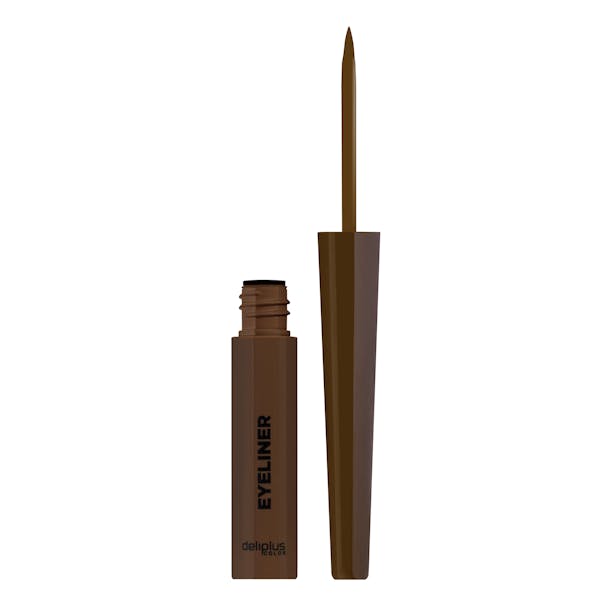 Perfilador de ojos Eyeliner Deliplus 01 marrón mercadona