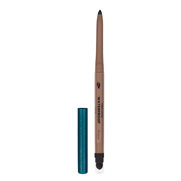 Perfilador de ojos Waterproof Deliplus 09 azul turquesa metalizado mercadona