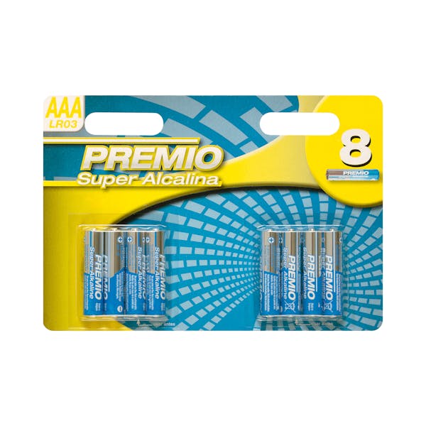 Pila super alcalina AAA LR03 Premio mercadona