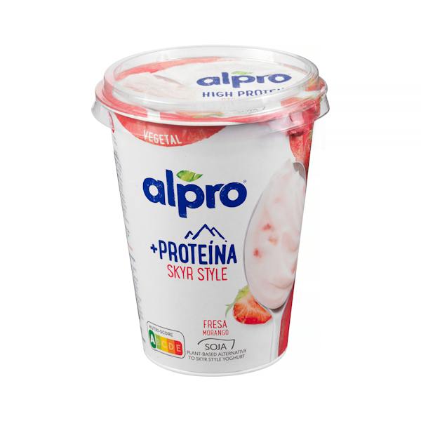 Postre de soja Alpro Skyr Style sabor fresa mercadona