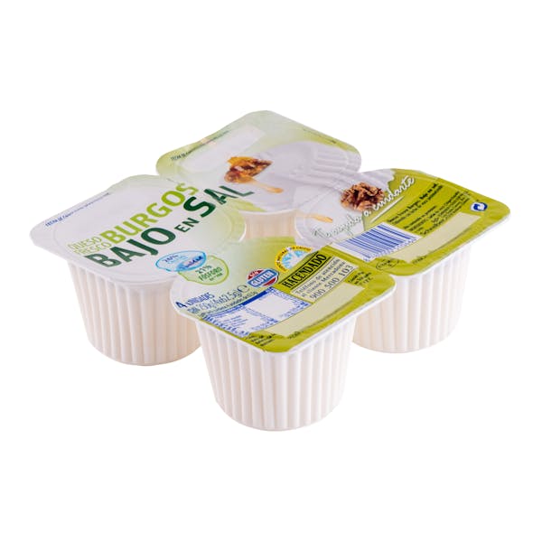 Queso fresco Burgos bajo en sal de vaca Hacendado mercadona