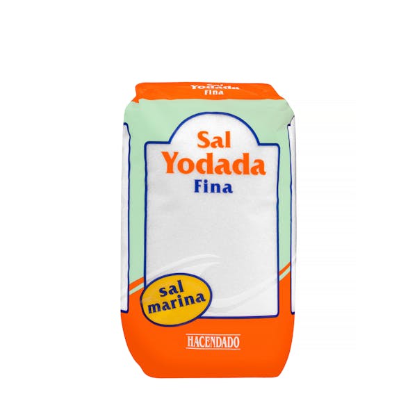 Sal yodada fina Hacendado mercadona